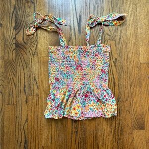 J. Crew floral tank top